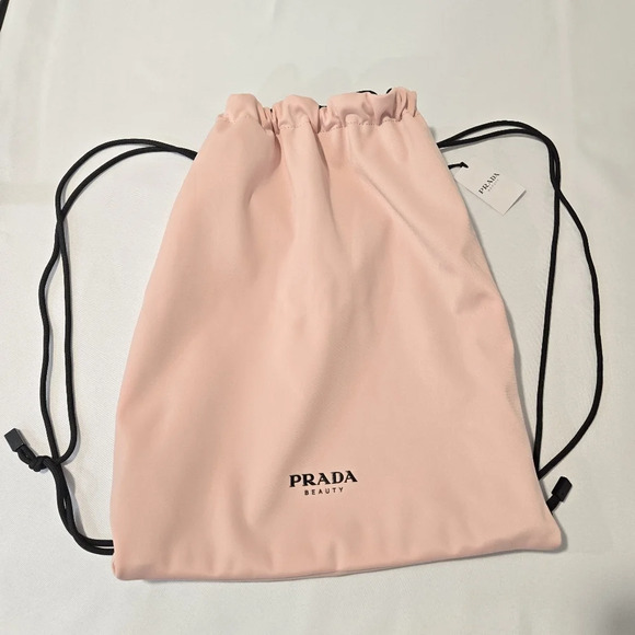 Reversible Prada Beauty Drawstring Bag - Pink - Picture 9 of 13